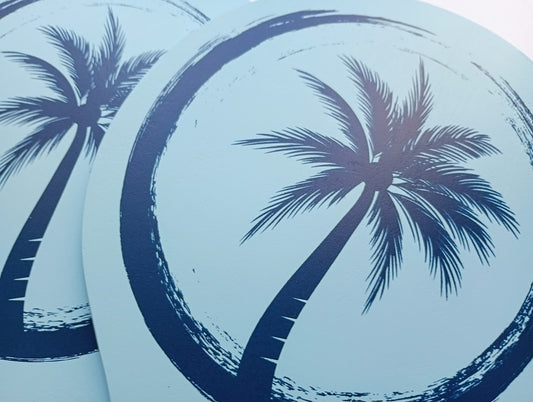 BATSÆT - PALM OCEAN BLUE