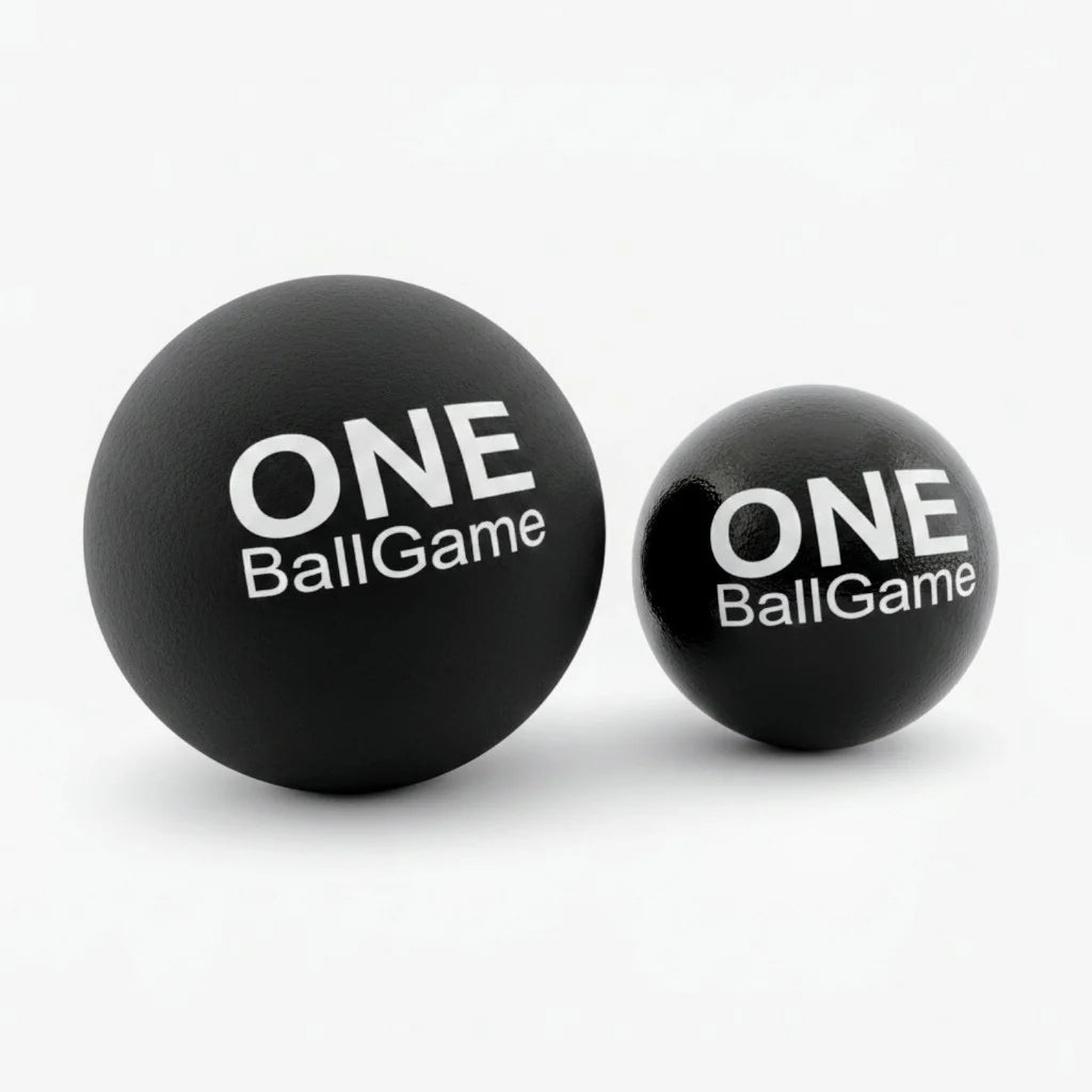 ONE BALLGAME boldtyper: skum, gummi, fjer, pickleball og tennis