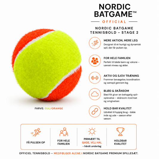 NBG Stage 2 Tennis bolde (1 stk)